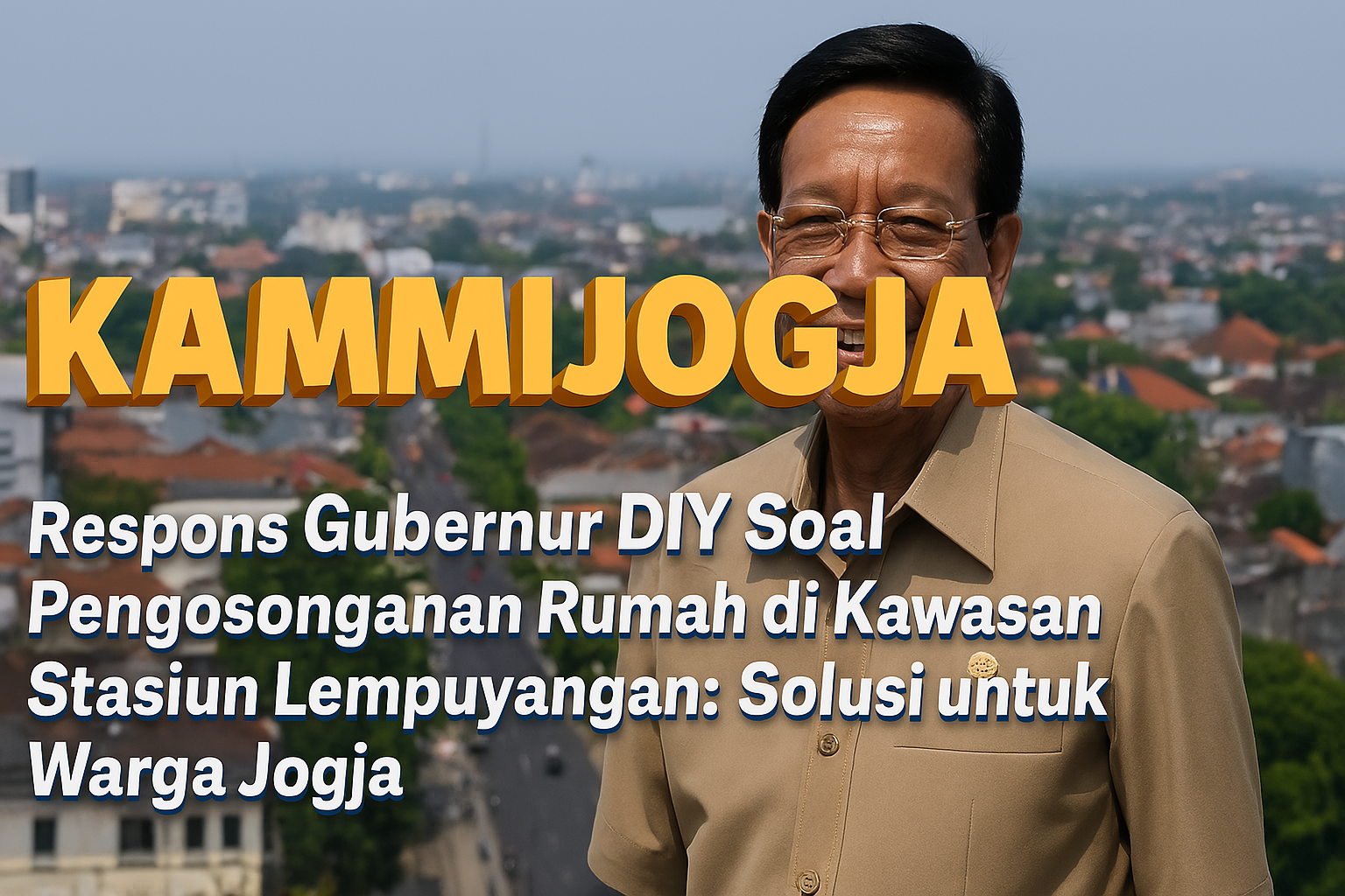 Respons Gubernur DIY Soal Pengosongan Rumah di Kawasan Stasiun Lempuyangan: Solusi untuk Warga Jogja